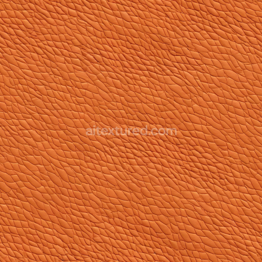 Seamless 3D Pebbled Tan Leather PBR Texture with Fine Grain and Wrinkles