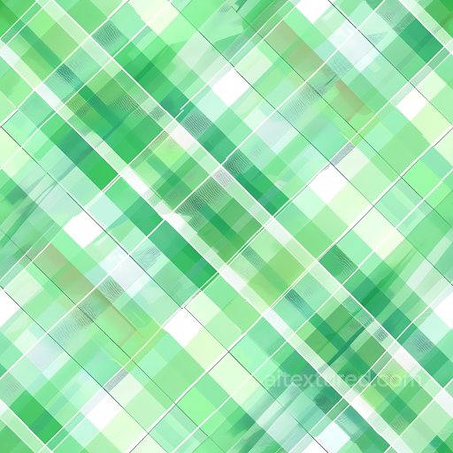 Seamless 3D PBR Texture of Soft Green Plaid Fabric with Subtle Weave Pattern texture preview