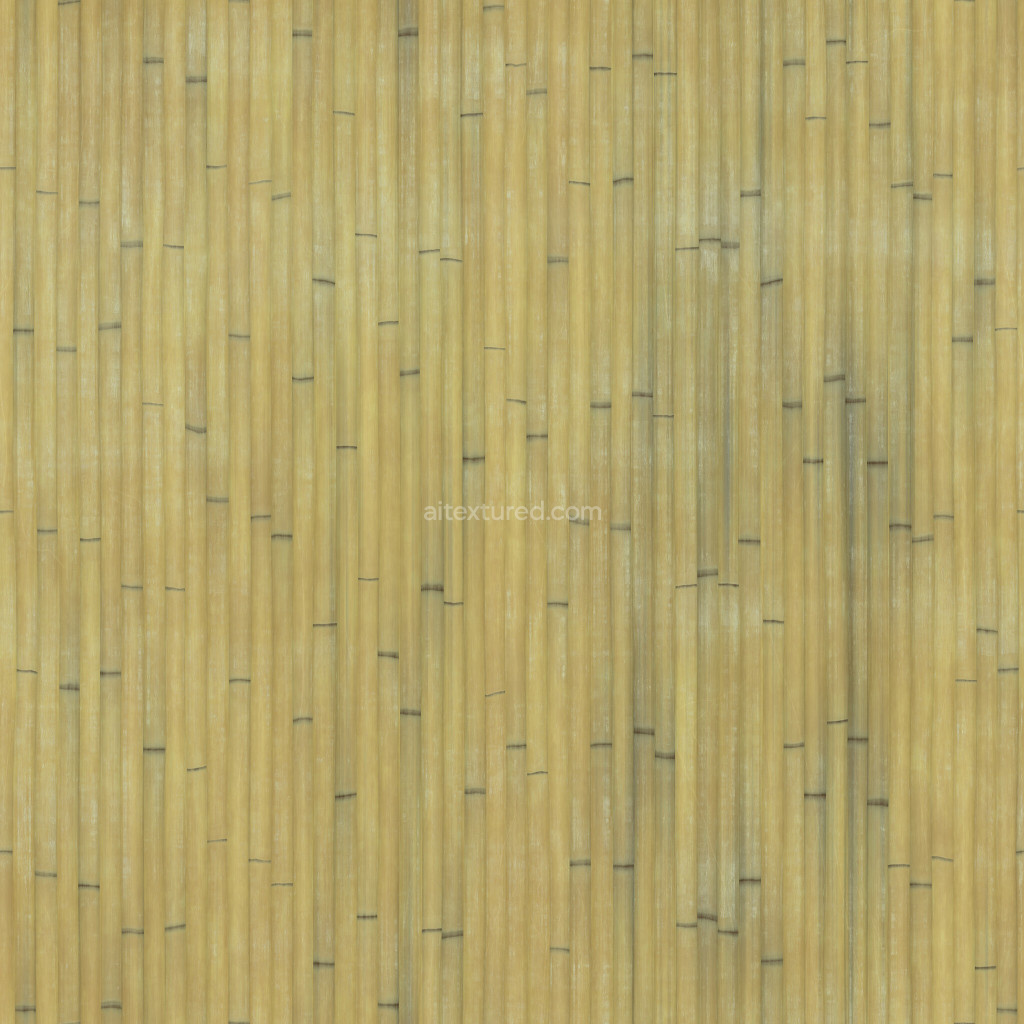 Seamless bamboo texture for 3D modeling and design
