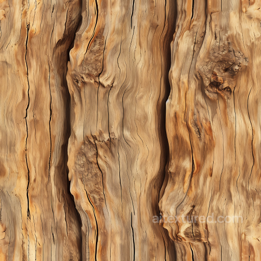 Aged Reclaimed Wood Planks Seamless Texture with Cracks and Knots seamless Wood PBR texture