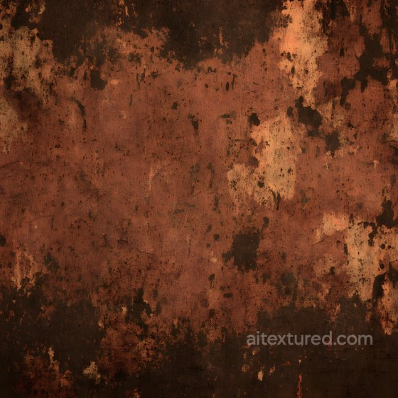 Rusty Metal PBR Texture Featuring Cracks, Holes, and Corrosion Rust texture preview
