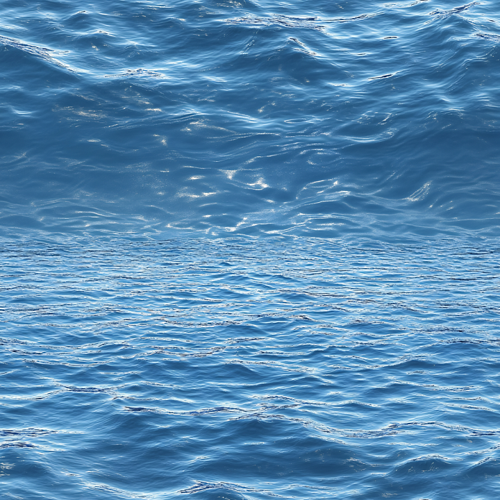 Water Featuring Realistic Ocean Surface Waves and Reflections seamless PBR texture preview