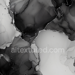 seamless Seamless 3D Alcohol Ink PBR Texture with Black and White Organic Marbling texture 8k free download PBR