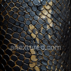 seamless Seamless 3D snake skin PBR texture with detailed scales and glossy finish texture 8k free download PBR