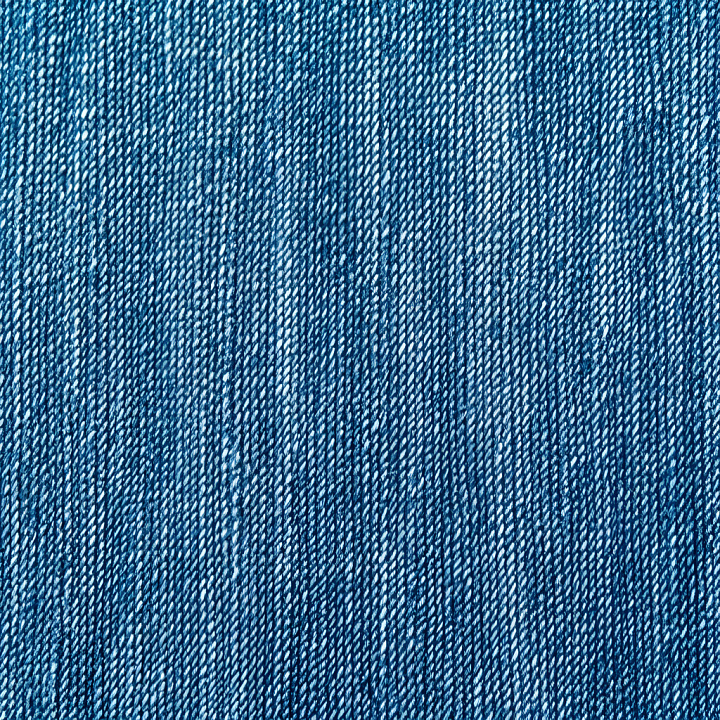 Cracked Denim with Distressed Blue Weave Pattern seamless PBR texture preview