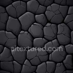 seamless Seamless 3D Cracked Black Stone PBR Texture with Irregular Rock Pattern texture 8k free download PBR