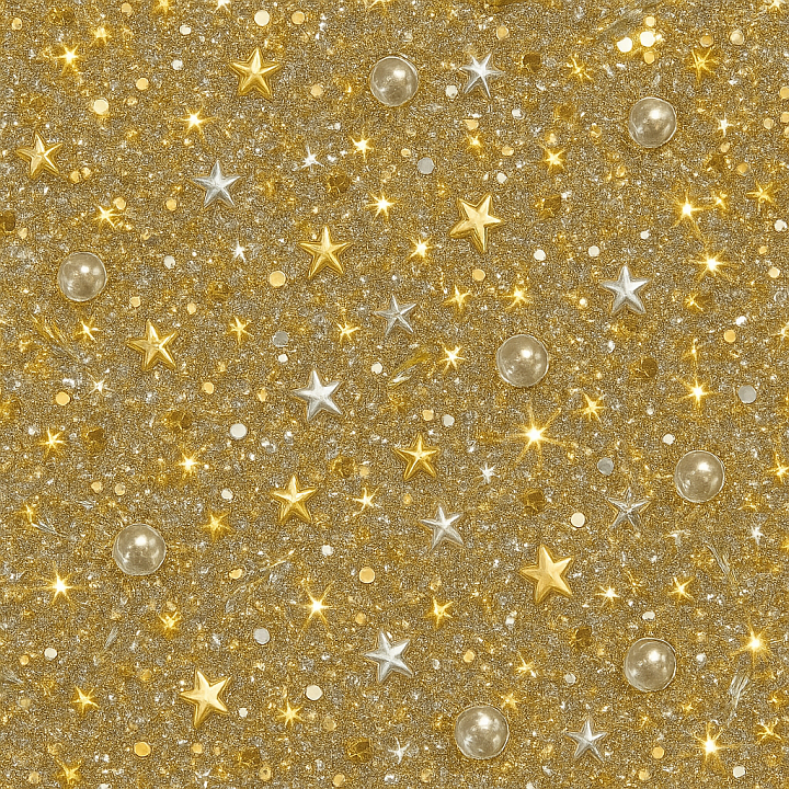 of Festive Glitter Holiday Sparkle Surface seamless PBR texture preview