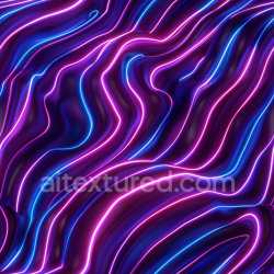 seamless Seamless 3D PBR Texture Featuring Glossy Neon Purple and Blue Waves with Smooth Flow texture 8k free download PBR