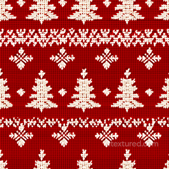 All Christmas Digital paper Texture of Red Knitted Christmas Fabric with White Tree Patte… All Christmas Digital paper texture preview