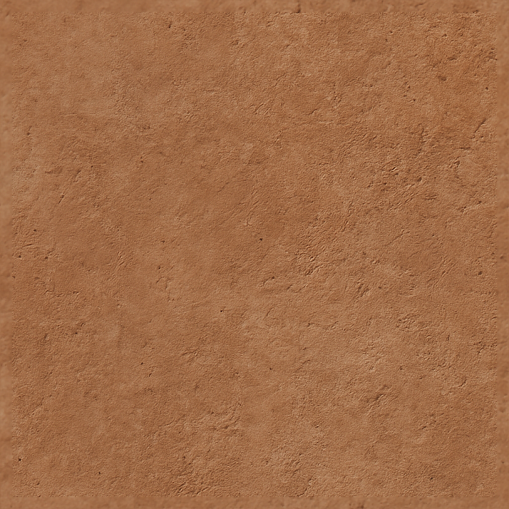 Of Rough Unglazed Clay Tile With Aged Distressed Surface In Ea… seamless PBR texture preview