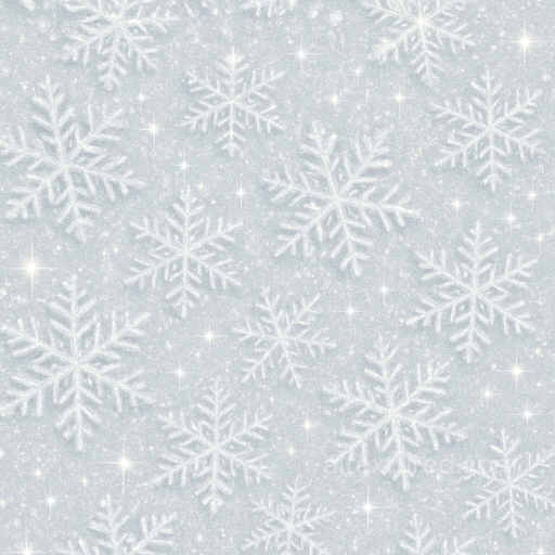 Snowflakes Frosty Glaze Winter Holiday Pattern seamless Merry christmas PBR texture