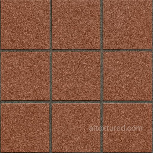 Quarry Tiles Slip Resistant seamless Ceramic-tile PBR texture