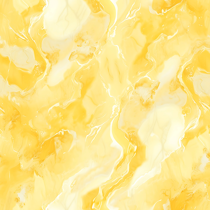 Butter Yellow Marble Polished Stone with Vivid Pastel Swirls seamless PBR texture preview