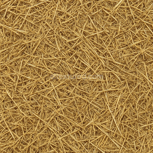 Loose Farm Hay Seamless Texture
