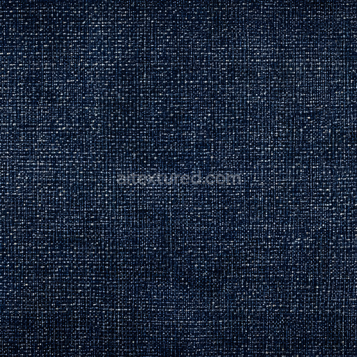 Seamless 3D Cracked Dark Denim Textile PBR Texture with Fine Weave Detail