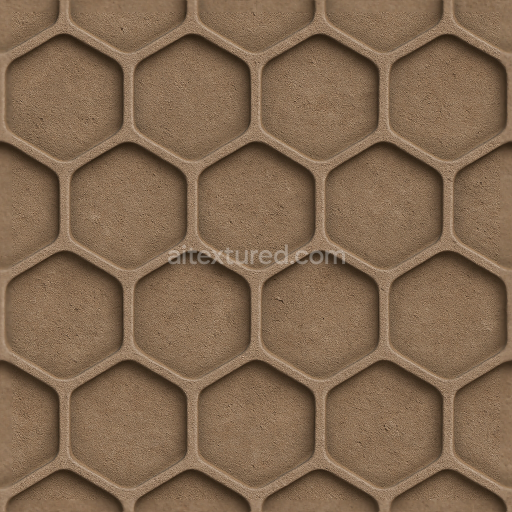 Seamless 3d texture pbr 8k matte rough honeycomb pattern furniture plastic surface