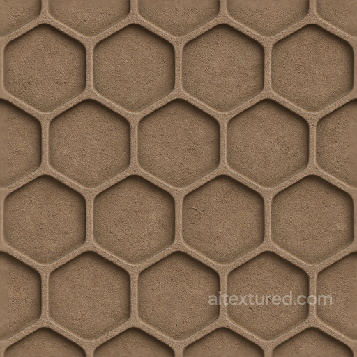 Matte Rough Honeycomb Pattern Furniture Plastic Surface seamless Furniture Plastic PBR texture
