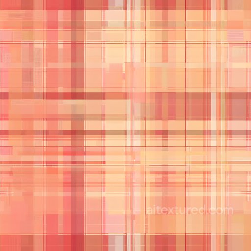 Seamless 3D Plaid Metal PBR Texture Featuring Warm Gradient Panels and Fine Grid Lines texture preview