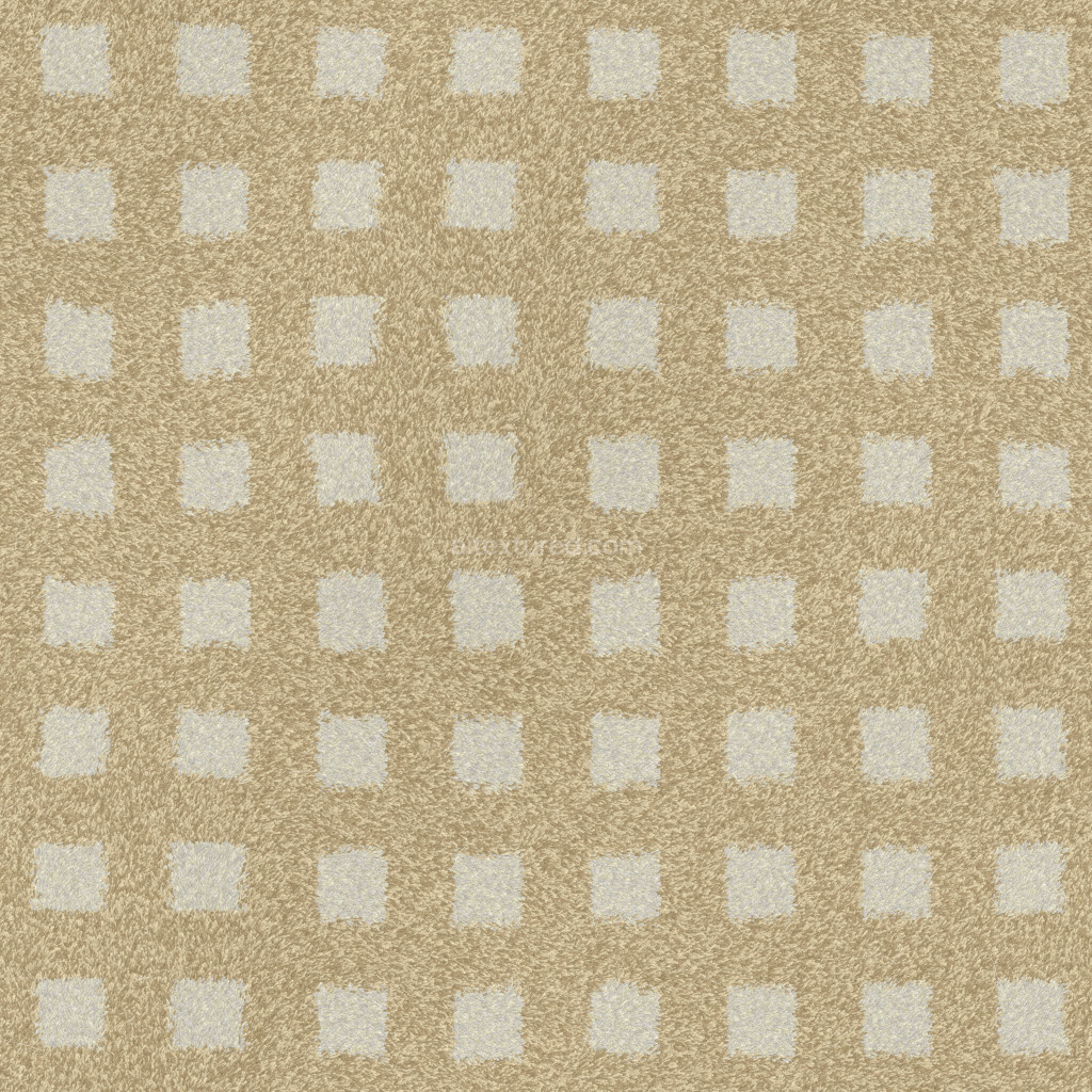 Seamless PBR carpet texture with a warm pattern