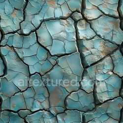 seamless Seamless 3D PBR Cracked Blue Paint Texture with Chipped and Flaked Surface texture 8k free download PBR