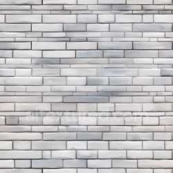 seamless Seamless 3D PBR texture of cracked white brick wall with subtle gray variations texture 8k free download PBR