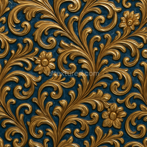 Ornate Glossy Paint Texture Seamless 1024X1024