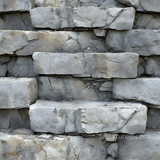 Weathered Stone Wall PBR Texture with Cracks and Rough Surface Stone texture preview