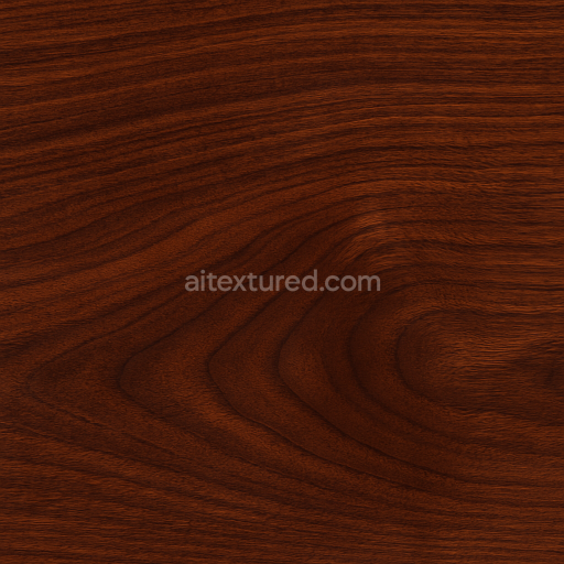 Seamless 3d texture PBR 8k Ironwood with dense grain and polished wood finish