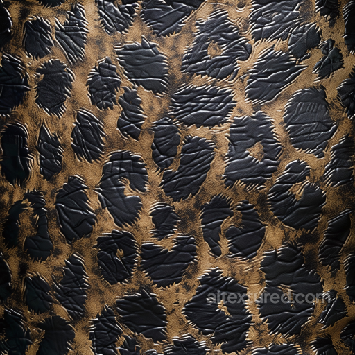 Distressed Black and Brown Leather PBR Texture with Wrinkles seamless Leather PBR texture