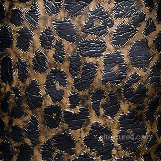Distressed Black and Brown Leather PBR Texture with Wrinkles Leather texture preview