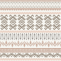 seamless Seamless Boho Tribal Pattern 3D PBR Fabric Texture in Earth Tones texture 8k free download PBR