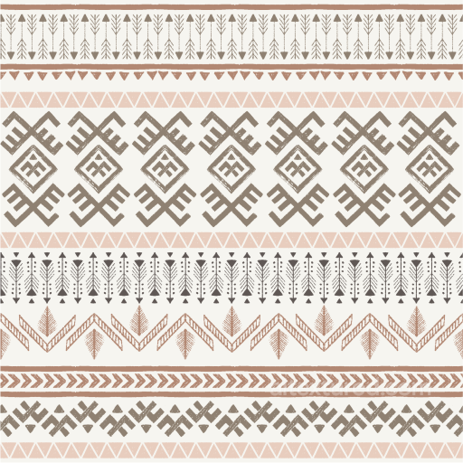 Seamless Boho Tribal Pattern 3D PBR Fabric Texture in Earth Tones seamless Boho Seamless PBR texture