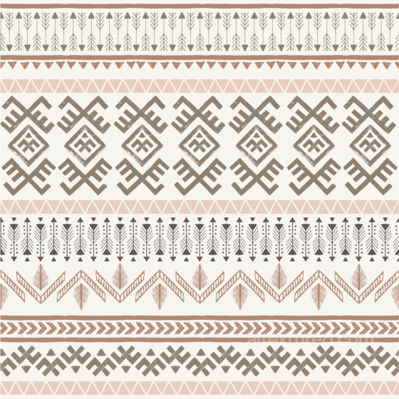 Seamless Boho Tribal Pattern 3D PBR Fabric Texture in Earth Tones Boho Seamless texture preview