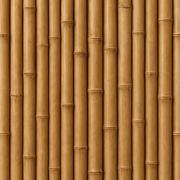 Photorealistic Bamboo seamless PBR texture preview