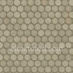seamless Penny Round Mosaic Small Circles texture 8k free download PBR