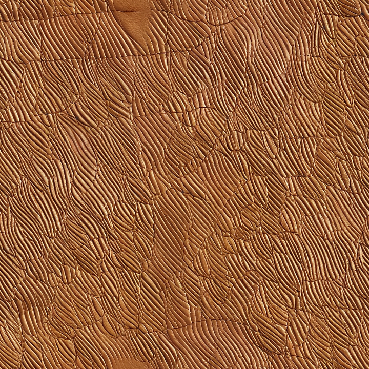 Cracked Tan Leather With Distinctive Deep Grooves seamless PBR texture preview
