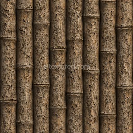 Eroded Bamboo Seamless Texture