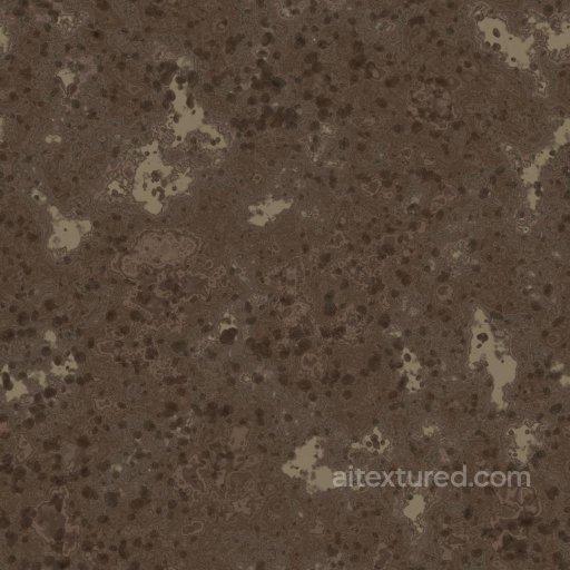 Muddy Ground Texture with Puddles | Free PBR seamless Ground surface PBR texture