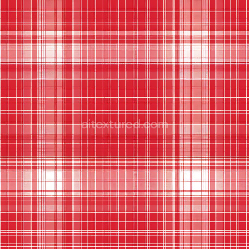 Seamless 3D Plaid Patterned Red Metal PBR Texture with Grid Lines