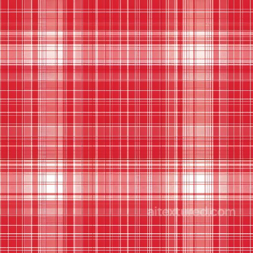 Seamless 3D PBR Texture Featuring Red and White Classic Plaid Pattern texture preview