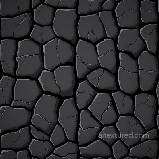 Cracked & Holes Texture of Cracked Dark Stone with Jagged Fractures Cracked & Holes texture preview