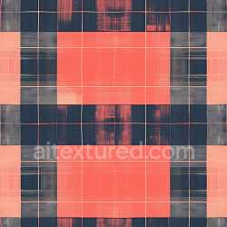 seamless Seamless 3D PBR Plaid Fabric Texture in Coral Pink and Navy Blue texture 8k free download PBR