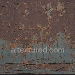 seamless Seamless 3D PBR Rusted Metal Surface with Cracked and Peeling Paint Texture texture 8k free download PBR