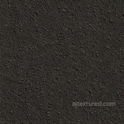 Volcanic Ash Fine Dark seamless Sand-soil PBR texture