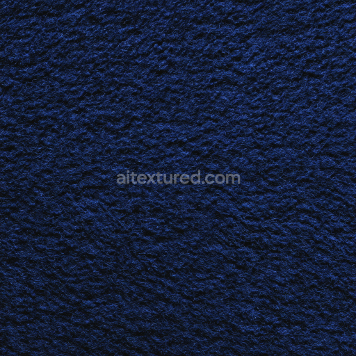 Seamless 3D Felt PBR Texture Featuring Dense Soft Navy Blue Fibers