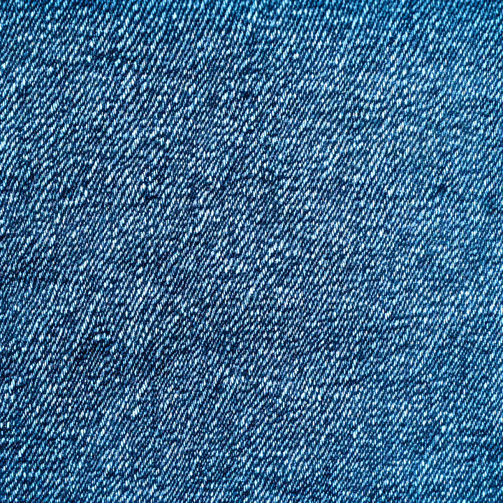 Cracked Denim Fabric with Worn and Frayed Details seamless PBR texture preview