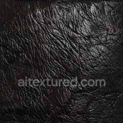 seamless Seamless 3D cracked black leather PBR texture with deep wrinkles and glossy finish texture 8k free download PBR