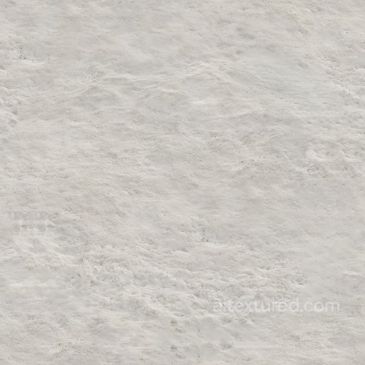 High-Quality Seamless PBR Snow Texture seamless Ground surface PBR texture