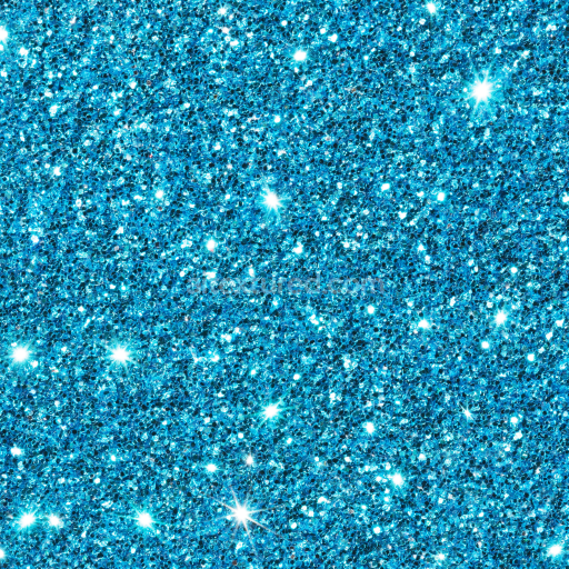 Seamless 3D PBR Texture of Bright Blue Glitter Sparkle Surface