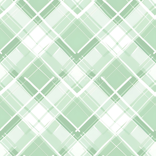 Seamless 3D Plaid Patterned Light Green Metal PBR Texture